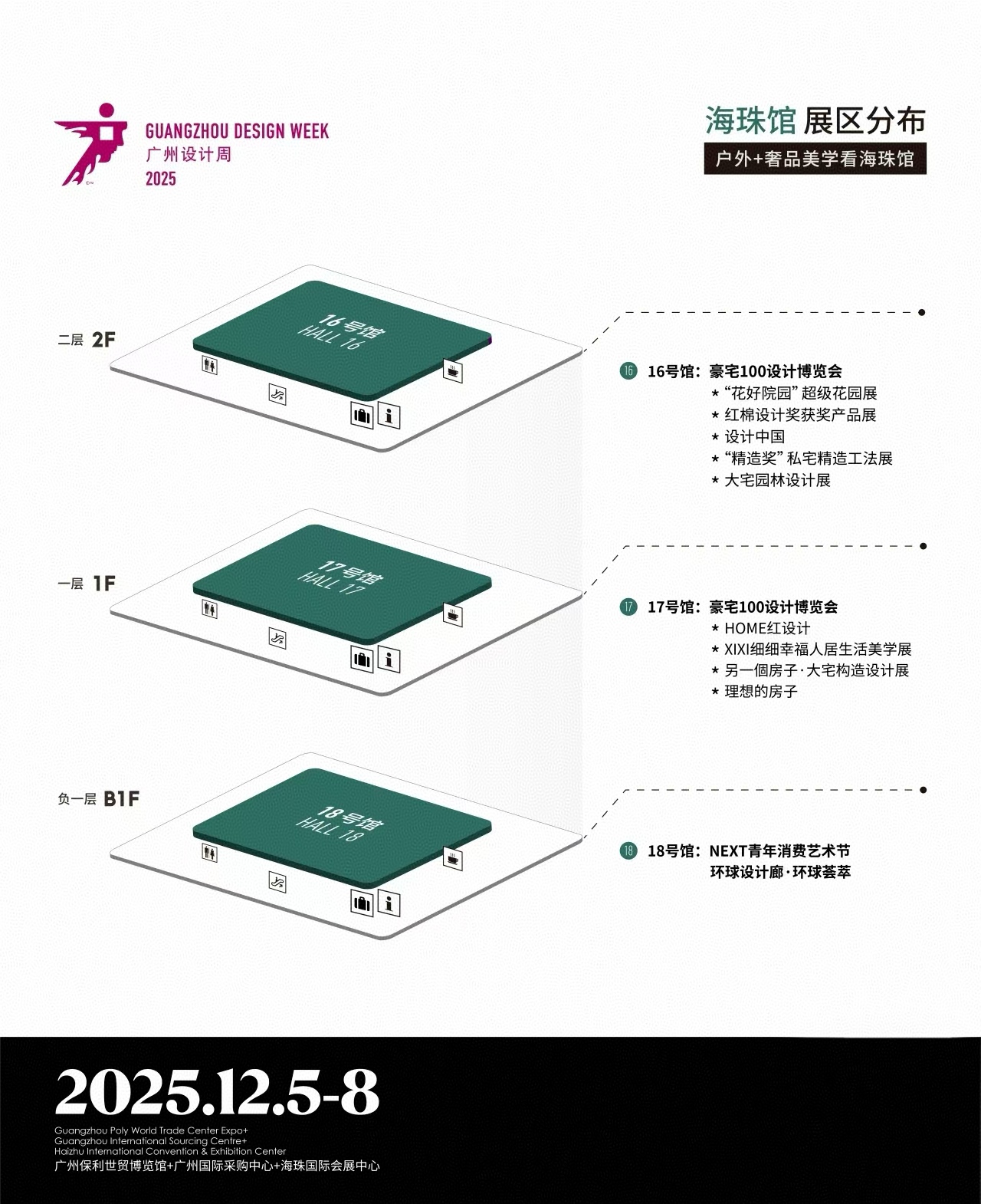 ​2025广州设计周【三馆联动】户外灭蚊系统展，展区分布图